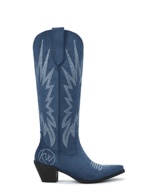 Blue-pull-on-cowboy-boots-co-designed-with-karen-waldrup