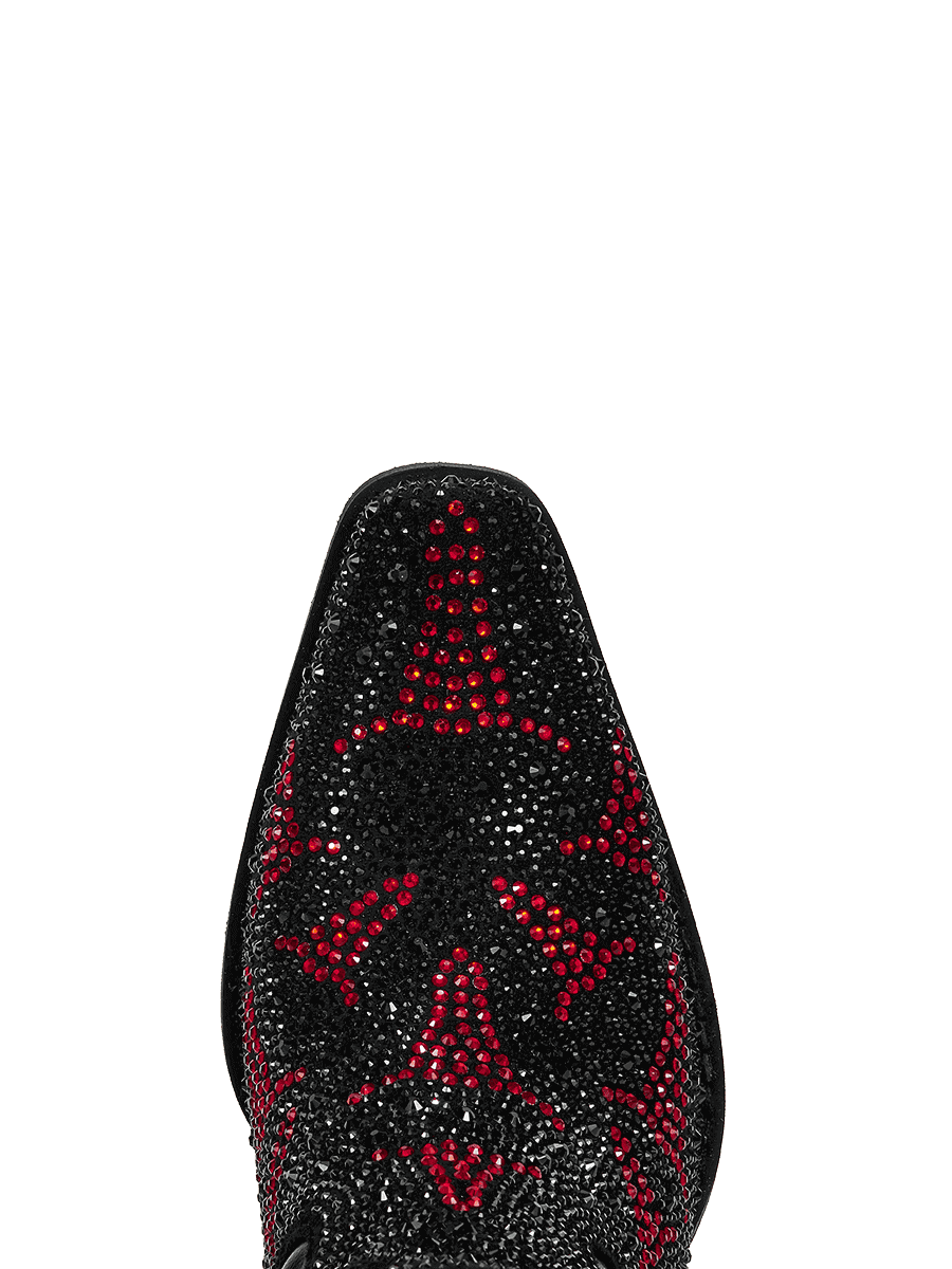 Burgundy-cut-out-rhinestones-snip-cowgirl-boots