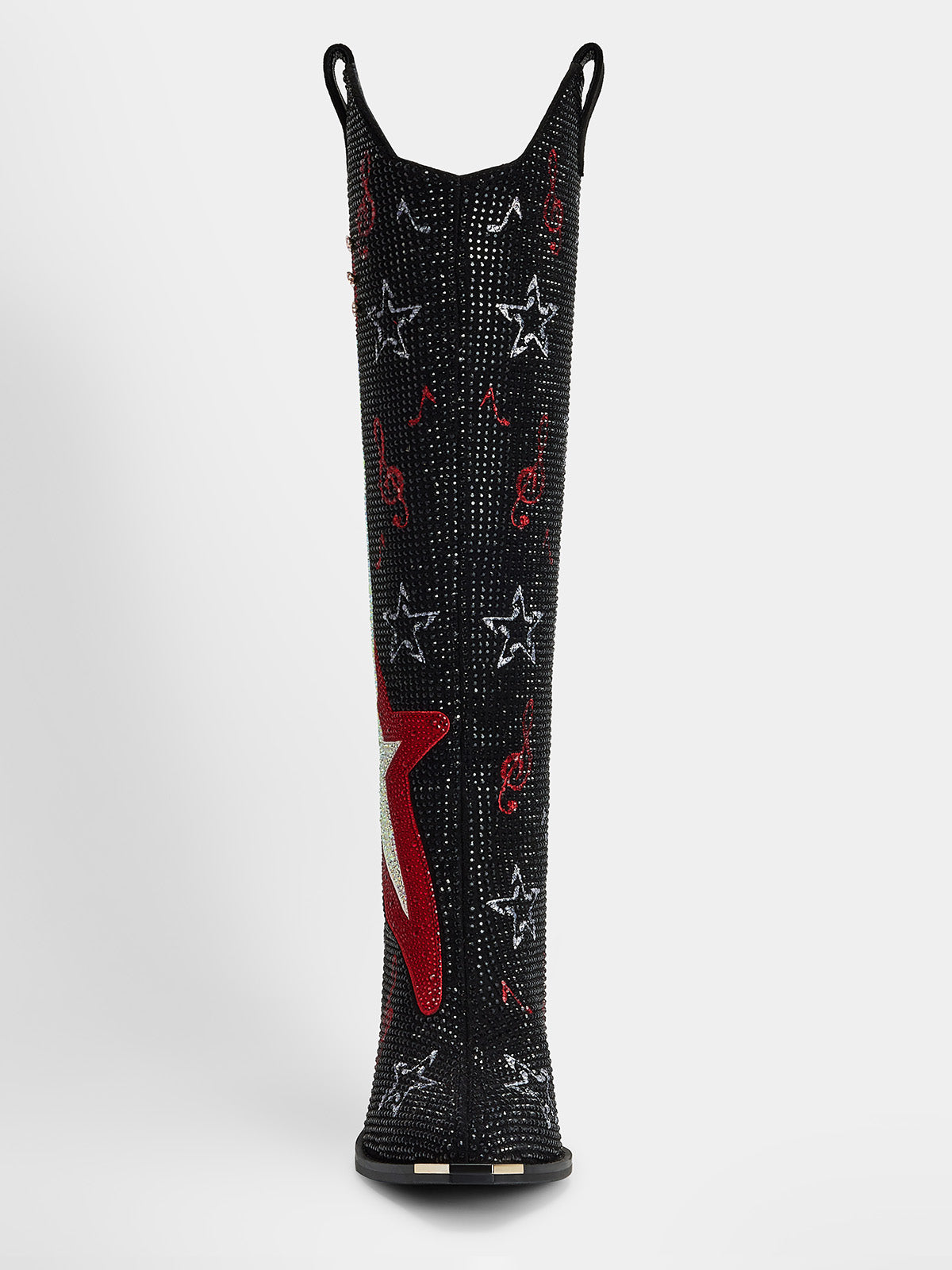 Classic-star-guitar-rhinestone-knee-high-western-boots