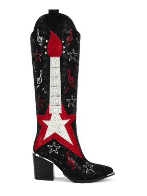Classic-star-guitar-rhinestone-pull-on-western-boots