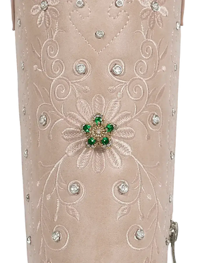 Floral-embroidered-crystals-muted-pink-pu-western-boots