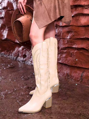 Apricot_embroidered_steel-toe_fashionable_western_boots