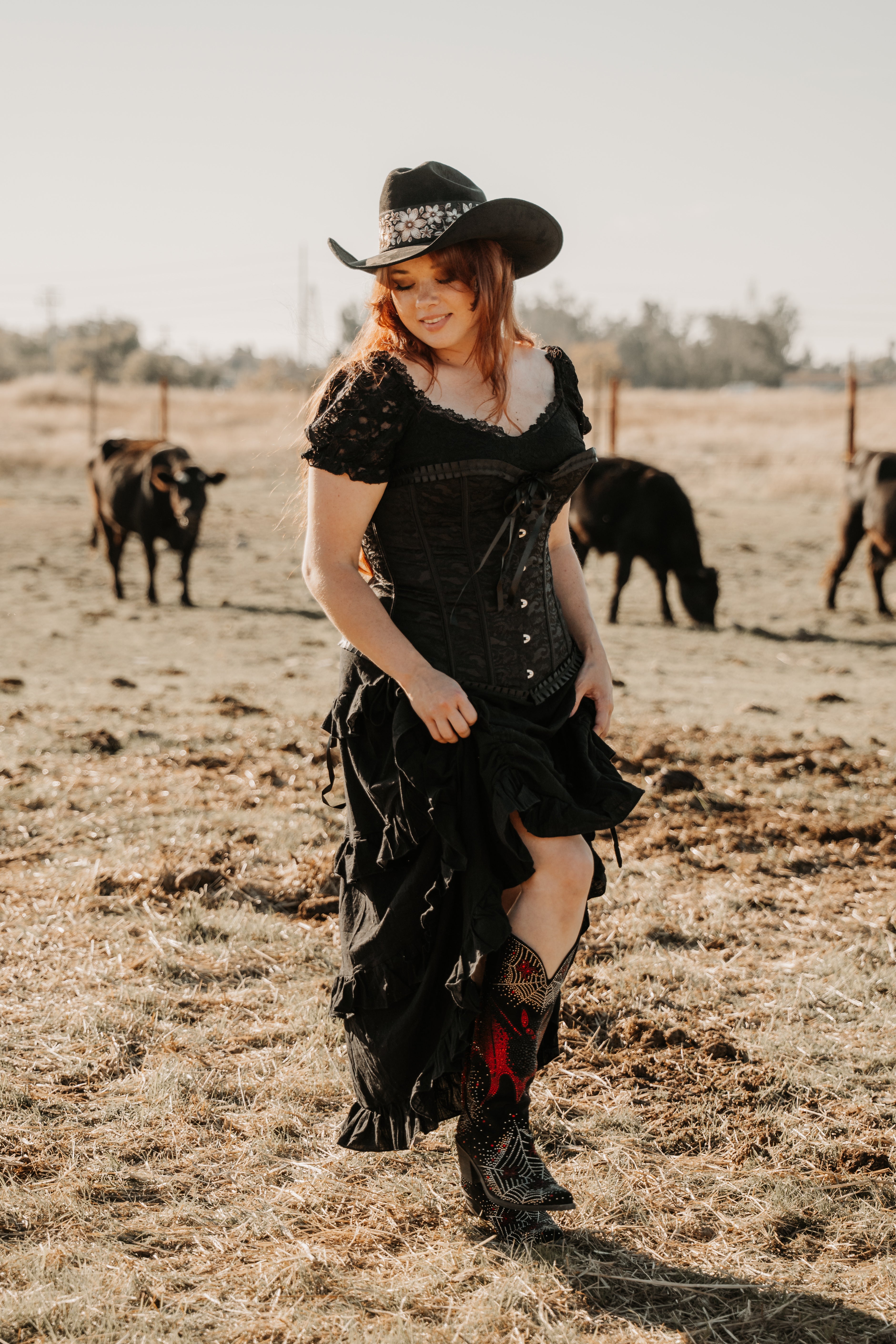 Rhinestone Bat And Spider Web Western Cowgirl Boots | WETKISS BOOTS