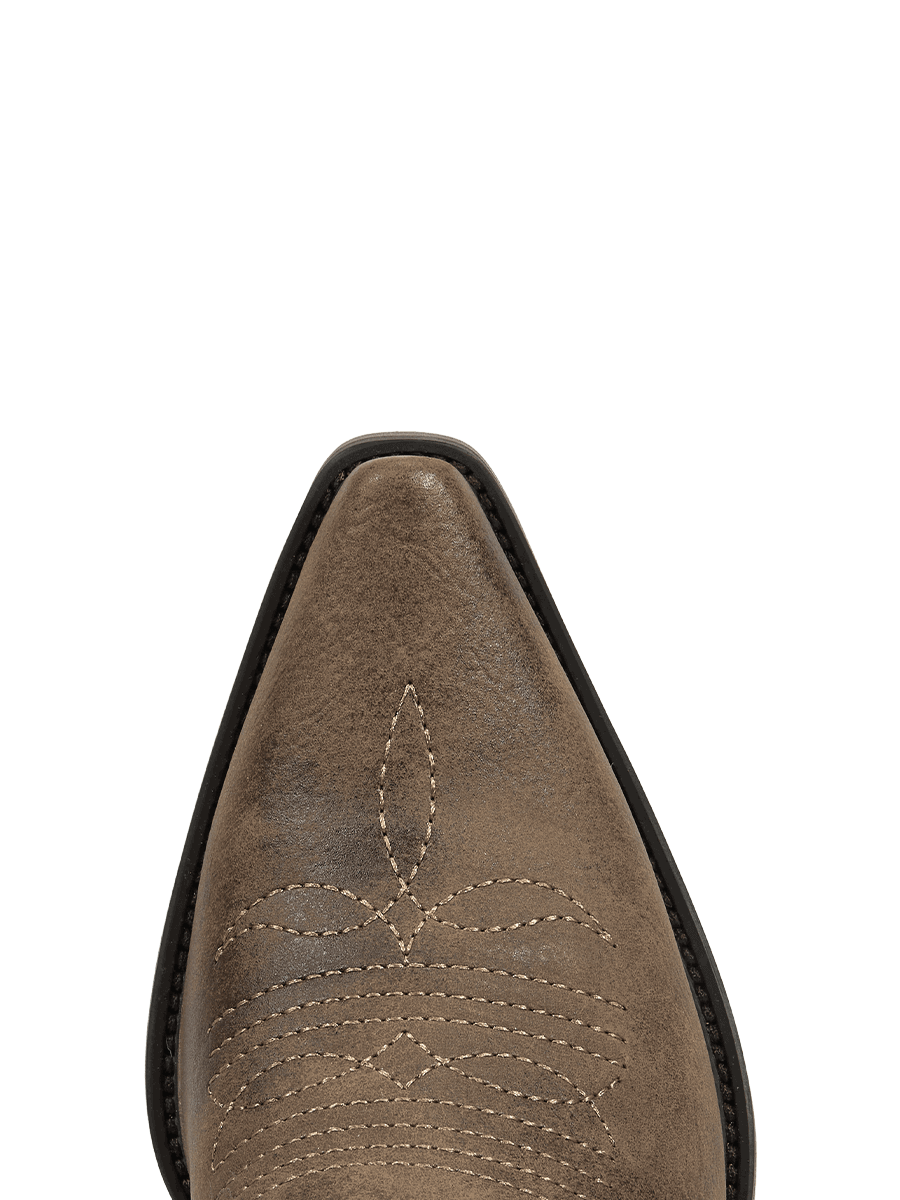 Lace-up-closure-botanical-brown-snip-western-boots