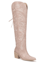 Muted-pink-embroidered-starry-thigh-high-boots