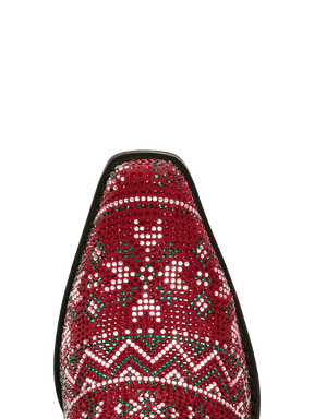 Red-rhinestone-christmas-elements-snip-western-boots