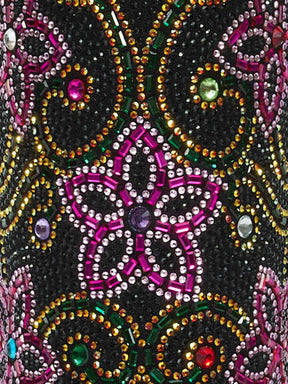 Retro-style-colorful-rhinestone-floral-faux-suede-western-boots