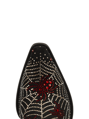 Rhinestone-bat-and-spider-web-pointy-western-cowgirl-boots