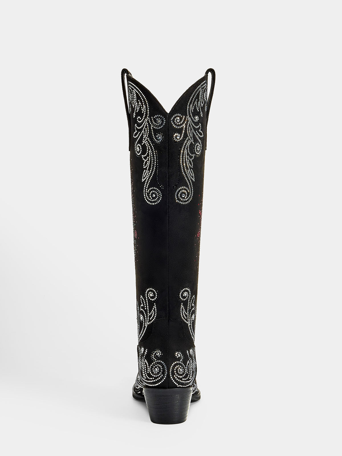 Rhinestone-skull-low-heel-western-cowgirl-boots