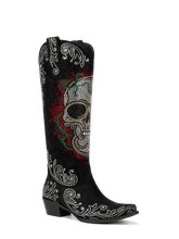Rhinestone-skull-western-cowgirl-boots
