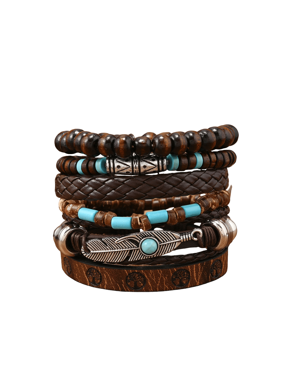 Feather Turquoise  Bracelet