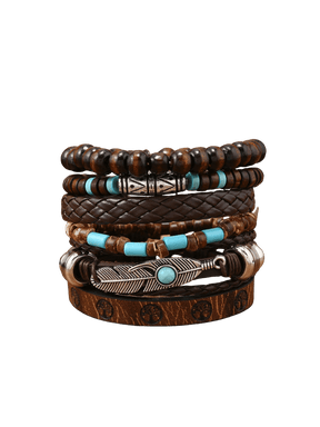 Feather Turquoise  Bracelet