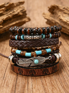 Feather Turquoise  Bracelet