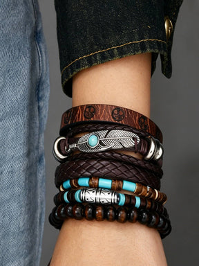 Feather Turquoise  Bracelet