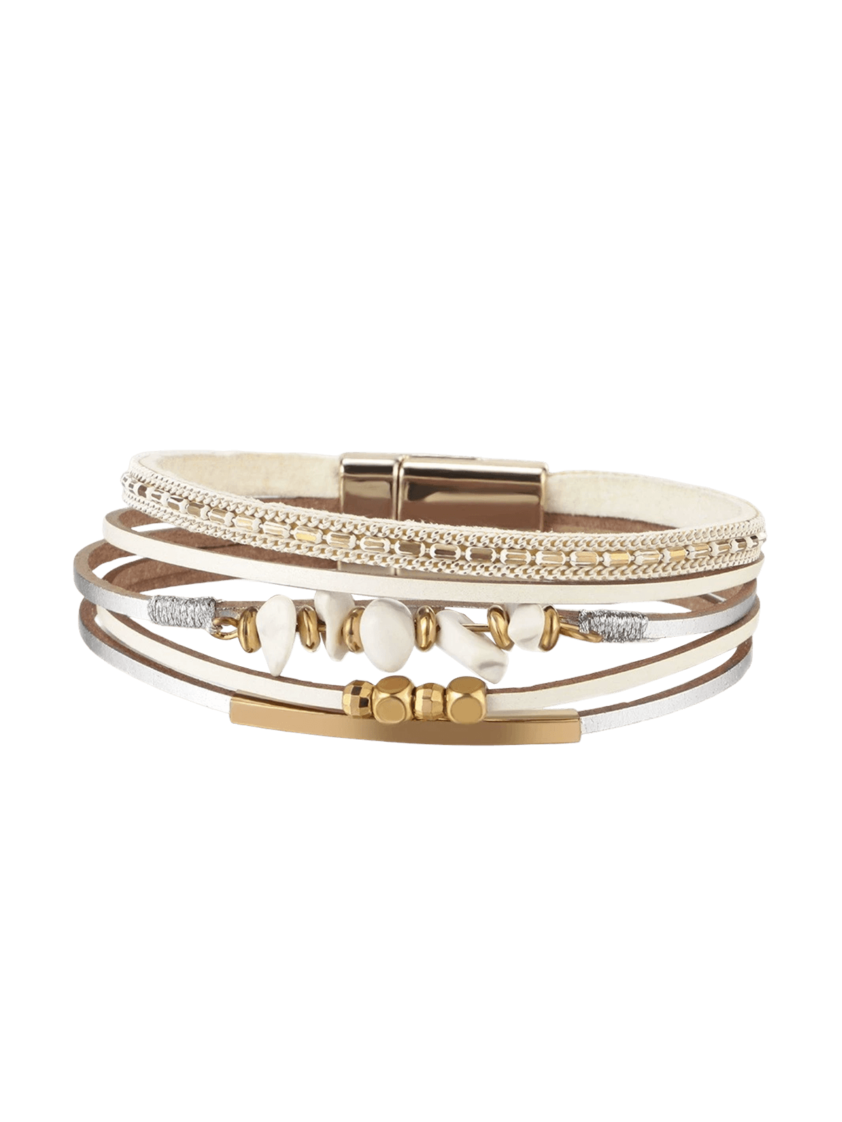 Natural Stone Multi-Layer Bracelet