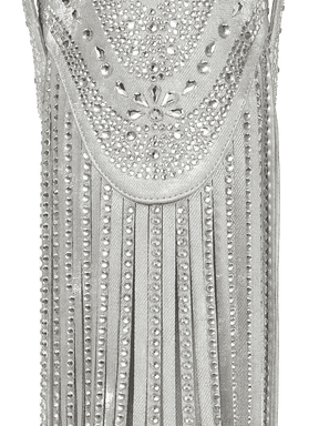 Silver-rhinestone-floral-tassel-faux-western-cowgirl-boots