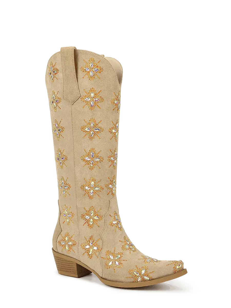 The-cheyenne-khaki-suede-cowgirl-boots