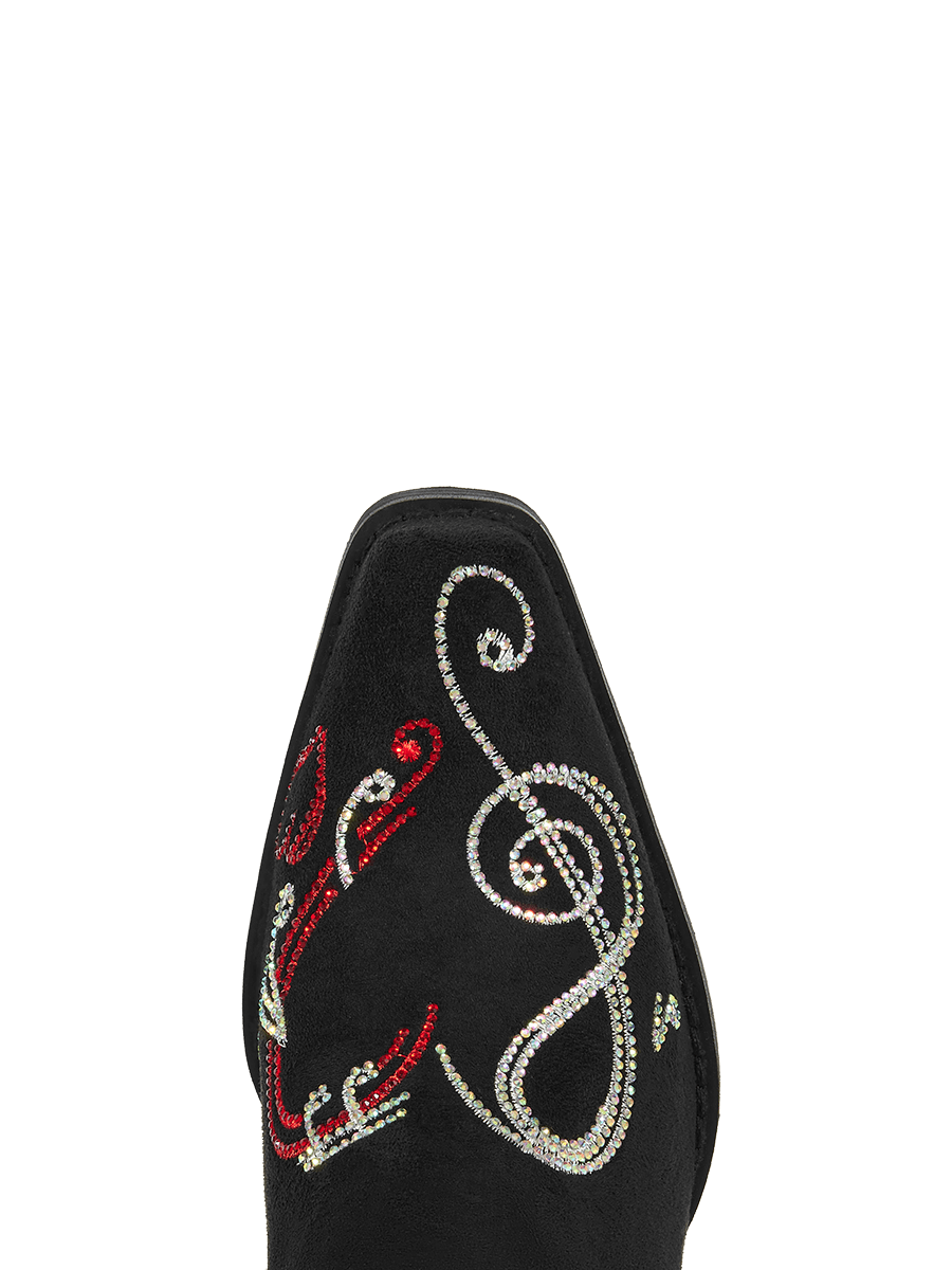 The-dulce-black-suede-snip-toe-cowgirl-boots
