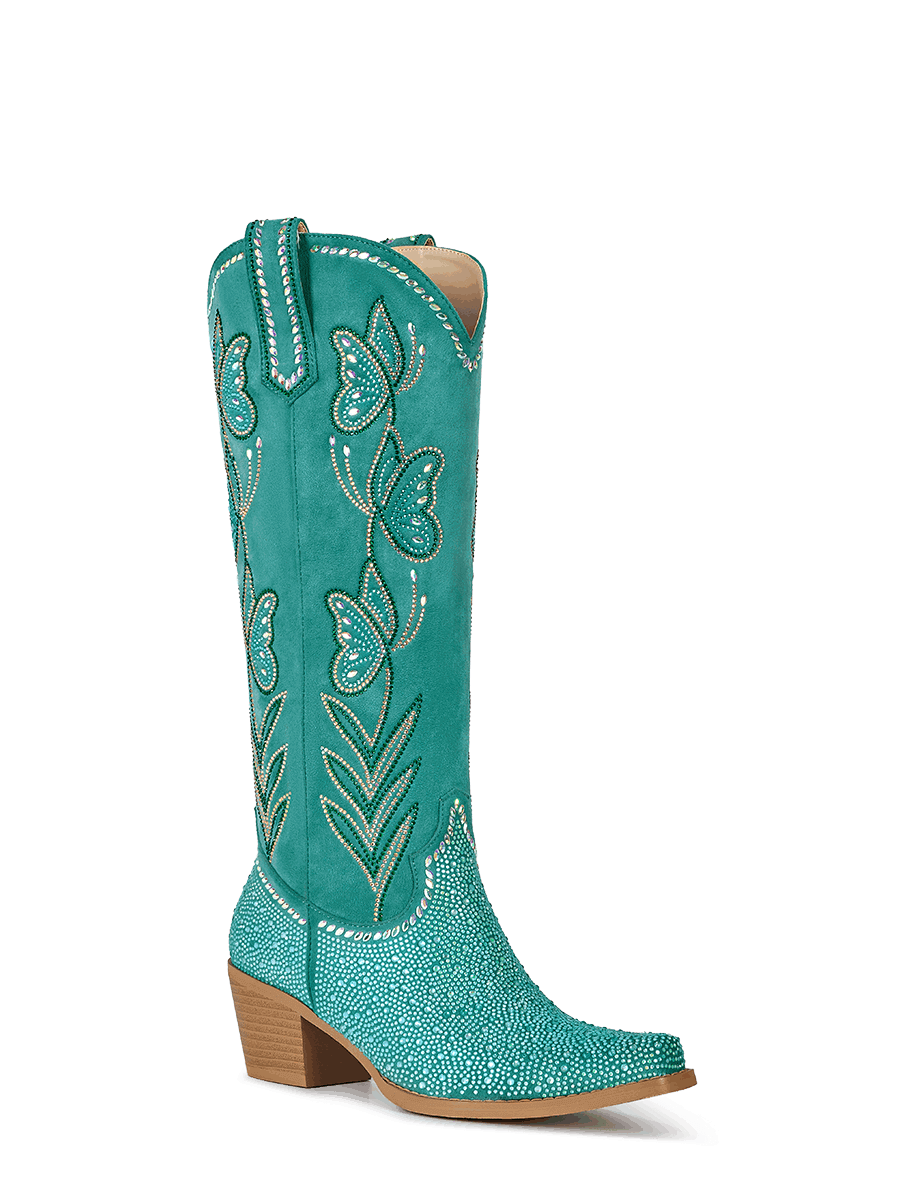 The-luna-turquoise-butterfly-rhinestone-suede-cowgirl-boots