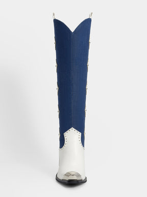 The-nicole-blue-denim-and-pu-patchwork-knee-high-cowgirl-boots