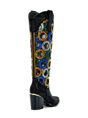 The-selena-colorful-circular-rhinestones-high-heel-cowgirl-boots