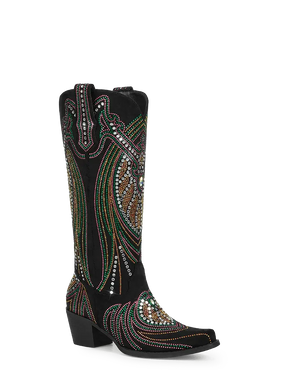 The-valerie-black-suede-western-boots