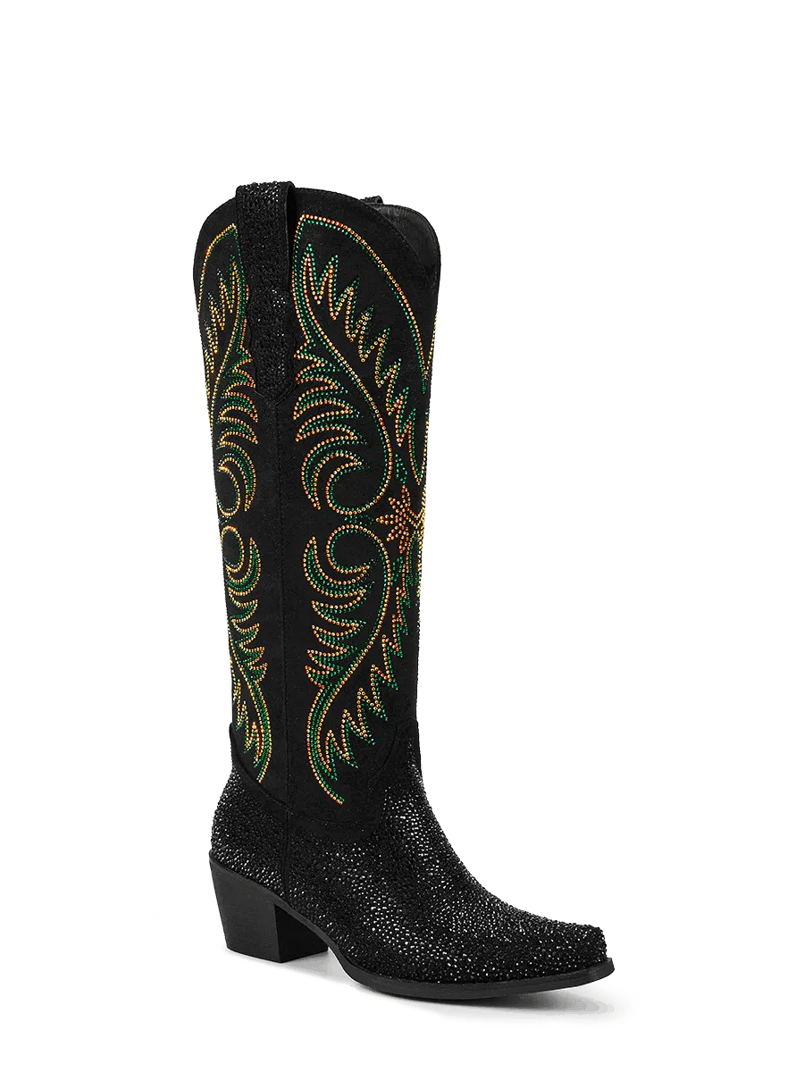 The-willa-rhinestone-butterfly-pattern-cowgirl-boots 