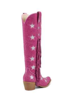 The_Barbara_rose_red_low_heel_cowgirl_boot