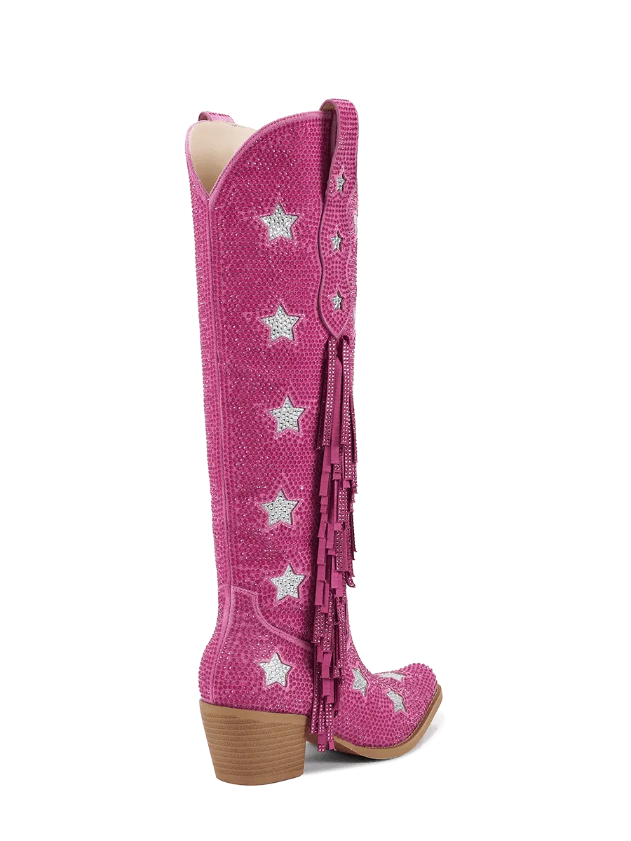The_Barbara_rose_red_low_heel_cowgirl_boot