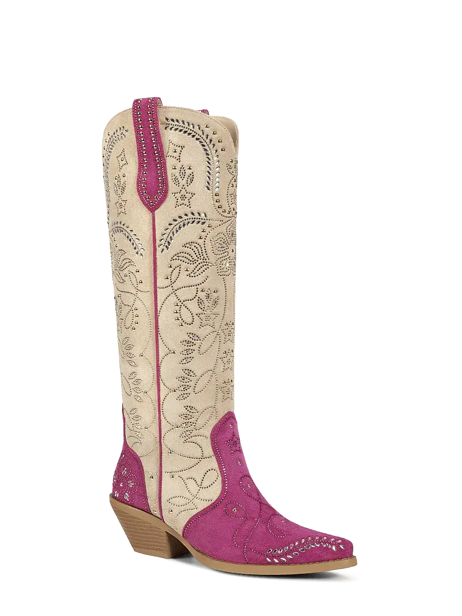 The_marley_rhinestone _ermbellished_faux_suede_cowgirl_boots 