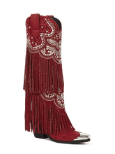 Vintage-red-with-tassels-and-rhinestones-cowgirl-boots