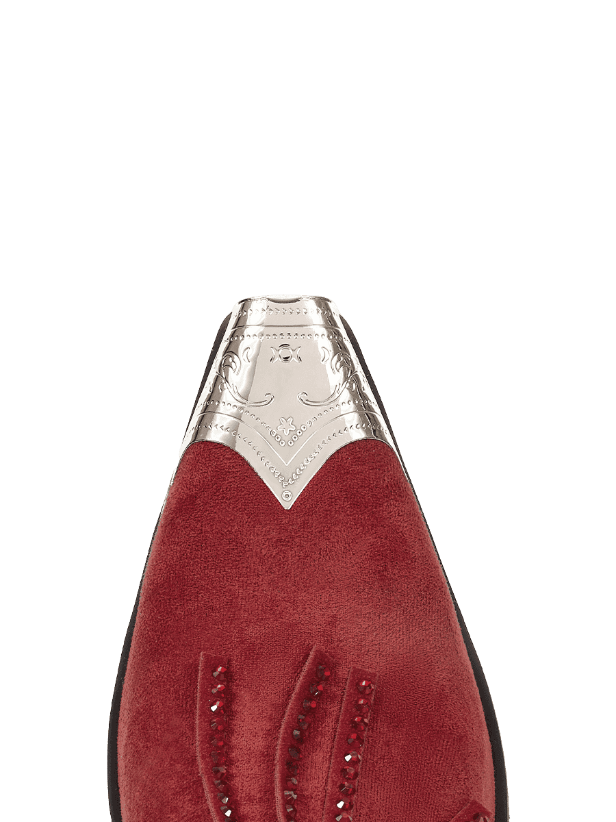 Vintage-red-with-tassels-and-rhinestones-snip-cowgirl-boots