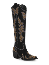 Wetkiss-Madi-C-black-suede-cowgirl-boots