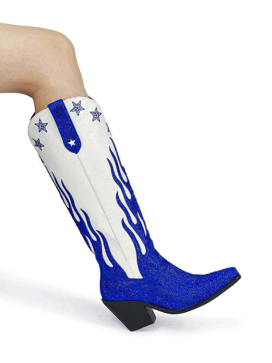 Wetkiss-blue-white-star-flame-cowgirl-boots