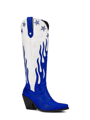 Wetkiss-blue-white-suede-rhinestones-cowgirl-boots