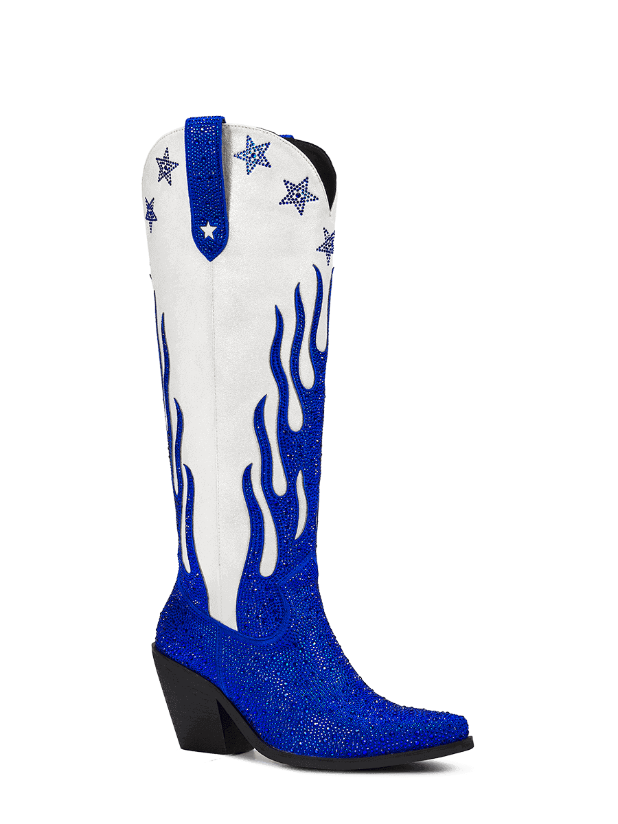 Wetkiss-blue-white-suede-rhinestones-cowgirl-boots