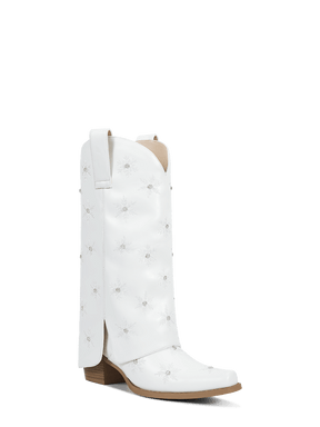 White-snowflake-christmas-theme-fold-over-boots