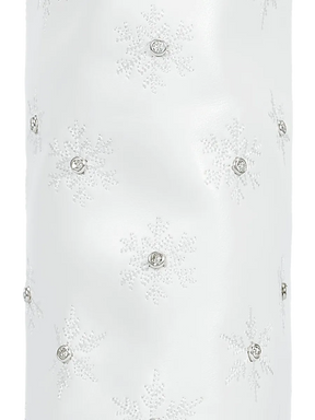 White-snowflake-christmas-theme-fold-over-pu-boots