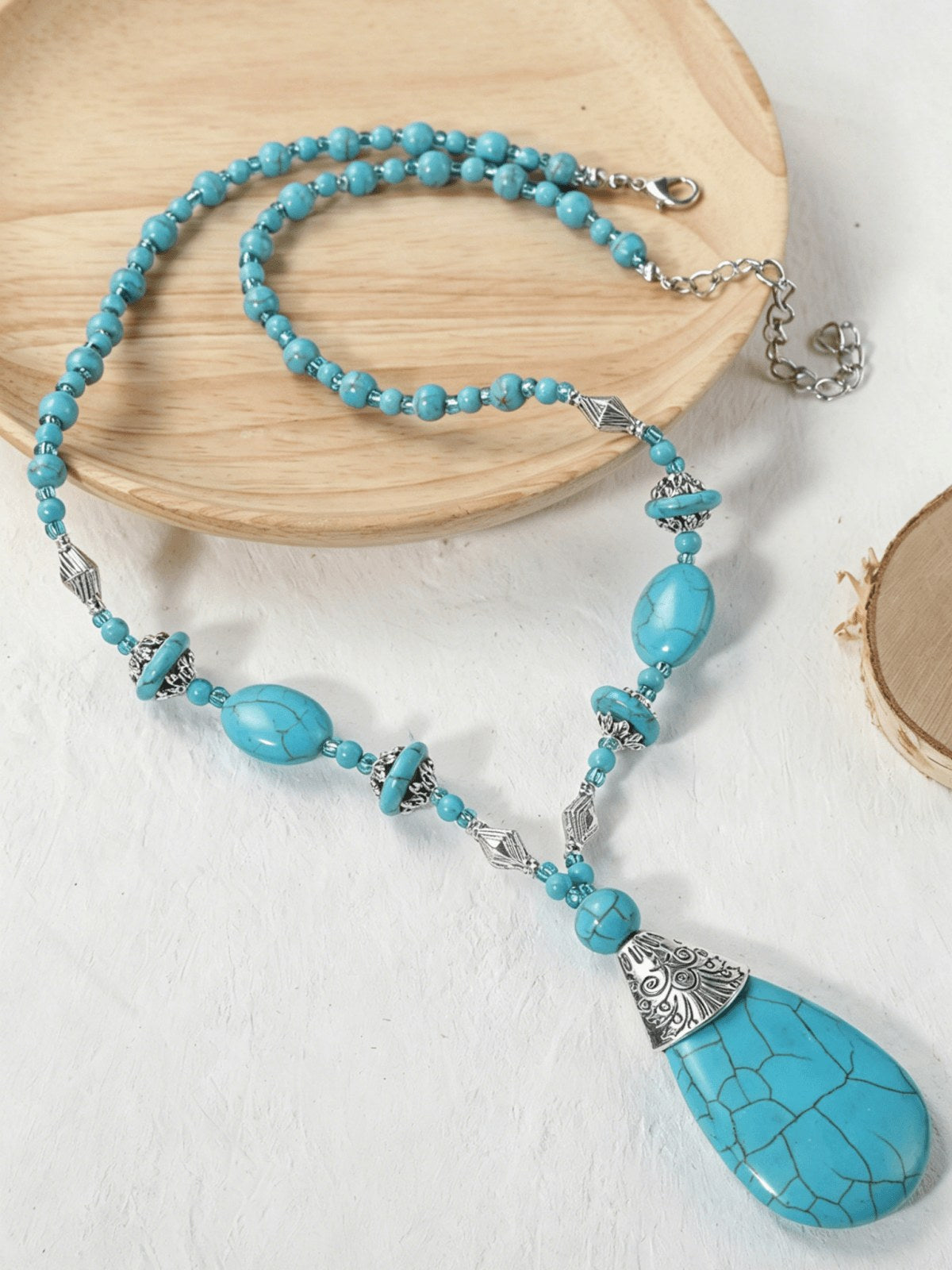 Teardrop Turquoise Necklace
