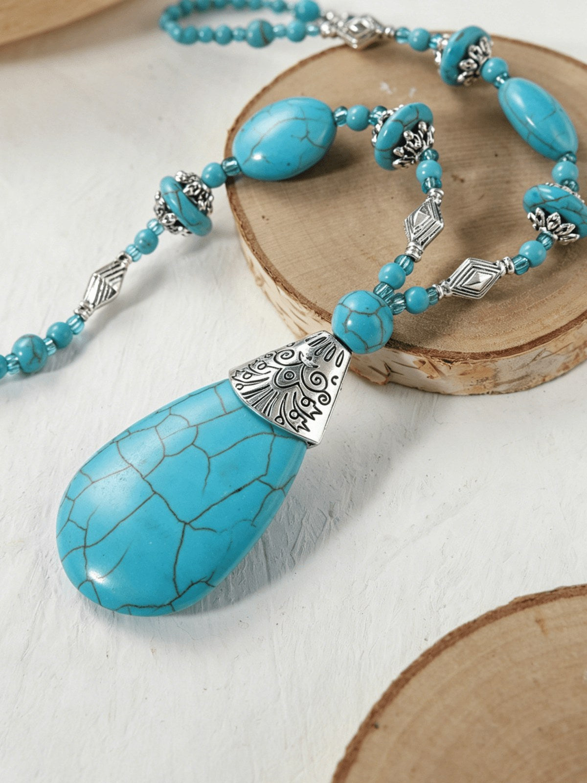 Teardrop Turquoise Necklace