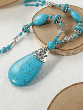 Teardrop Turquoise Necklace