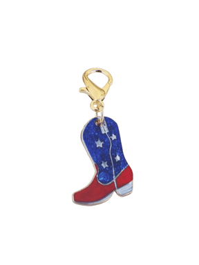 Western Boots Printed Keychain Set