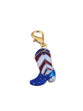 Western Boots Printed Keychain Set