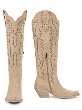 apricot-embroidered-wings-western-boots-pointy