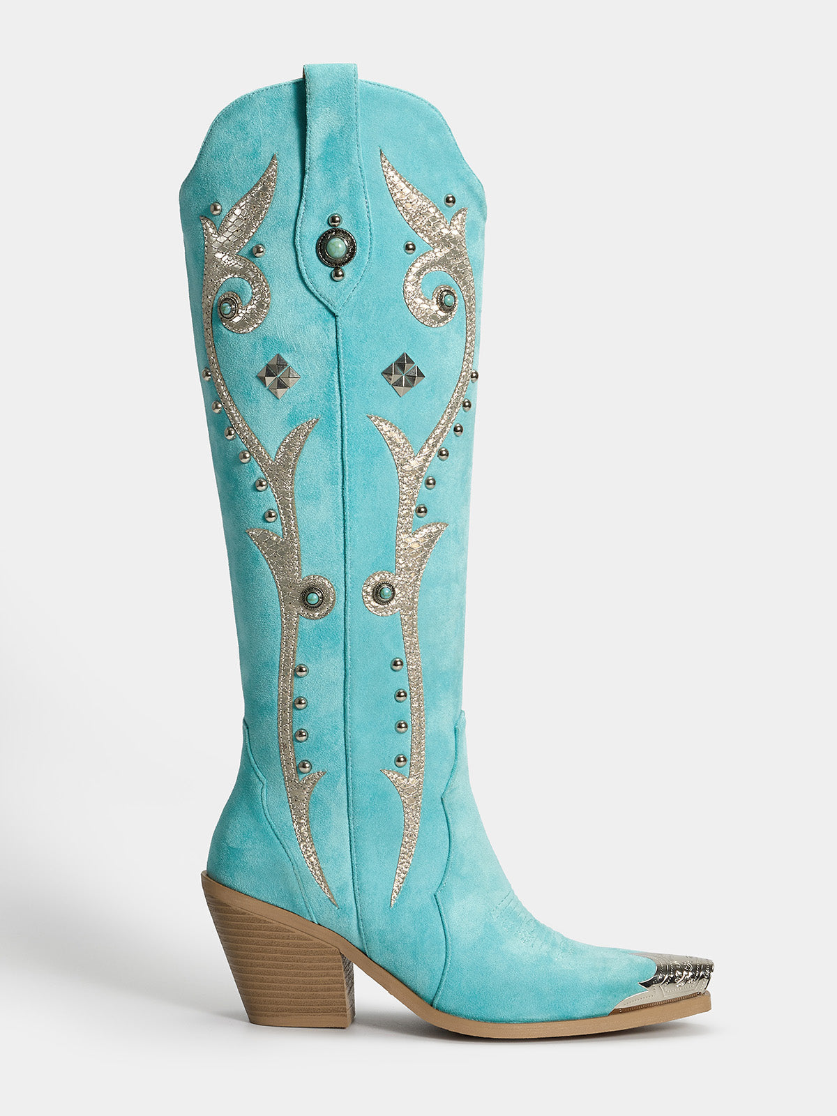 aquamarine-blue-and-silver-metal-decoration-cowgirl-boots