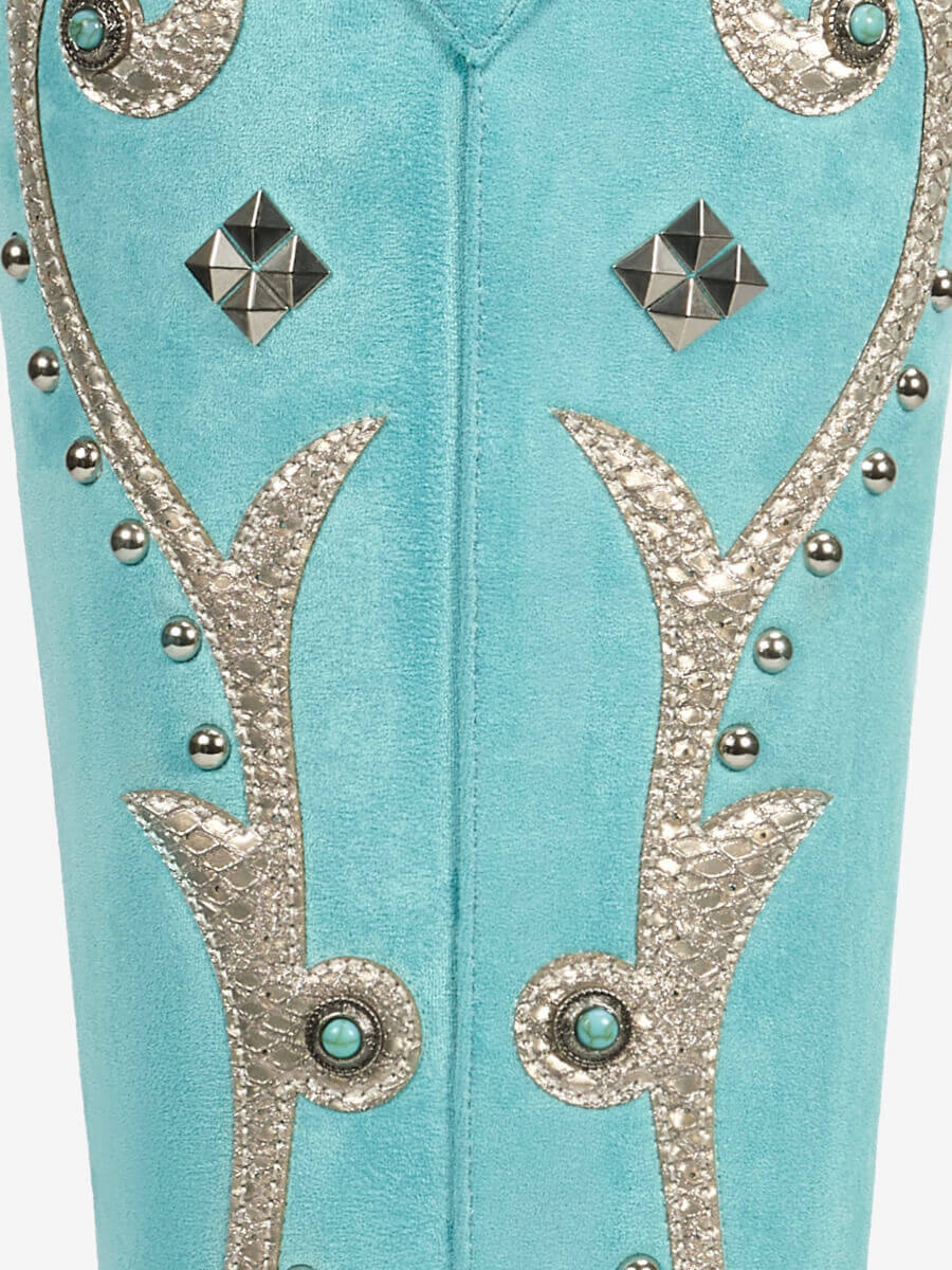 aquamarine-blue-and-silver-metal-decoration-faux-suede-cowgirl-boots