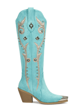 aquamarine-blue-and-silver-metal-decoration-pull-on-cowgirl-boots