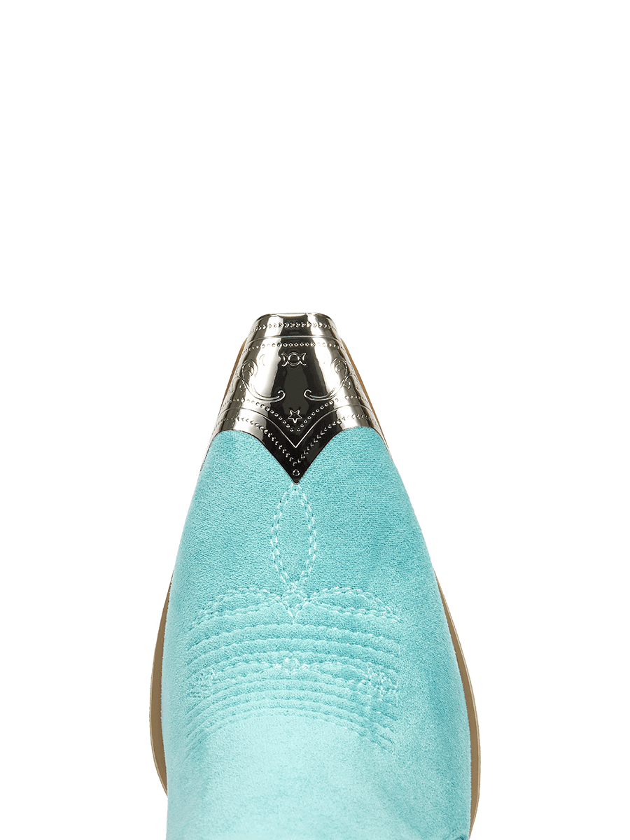 aquamarine-blue-and-silver-metal-decoration-snip-cowgirl-boots