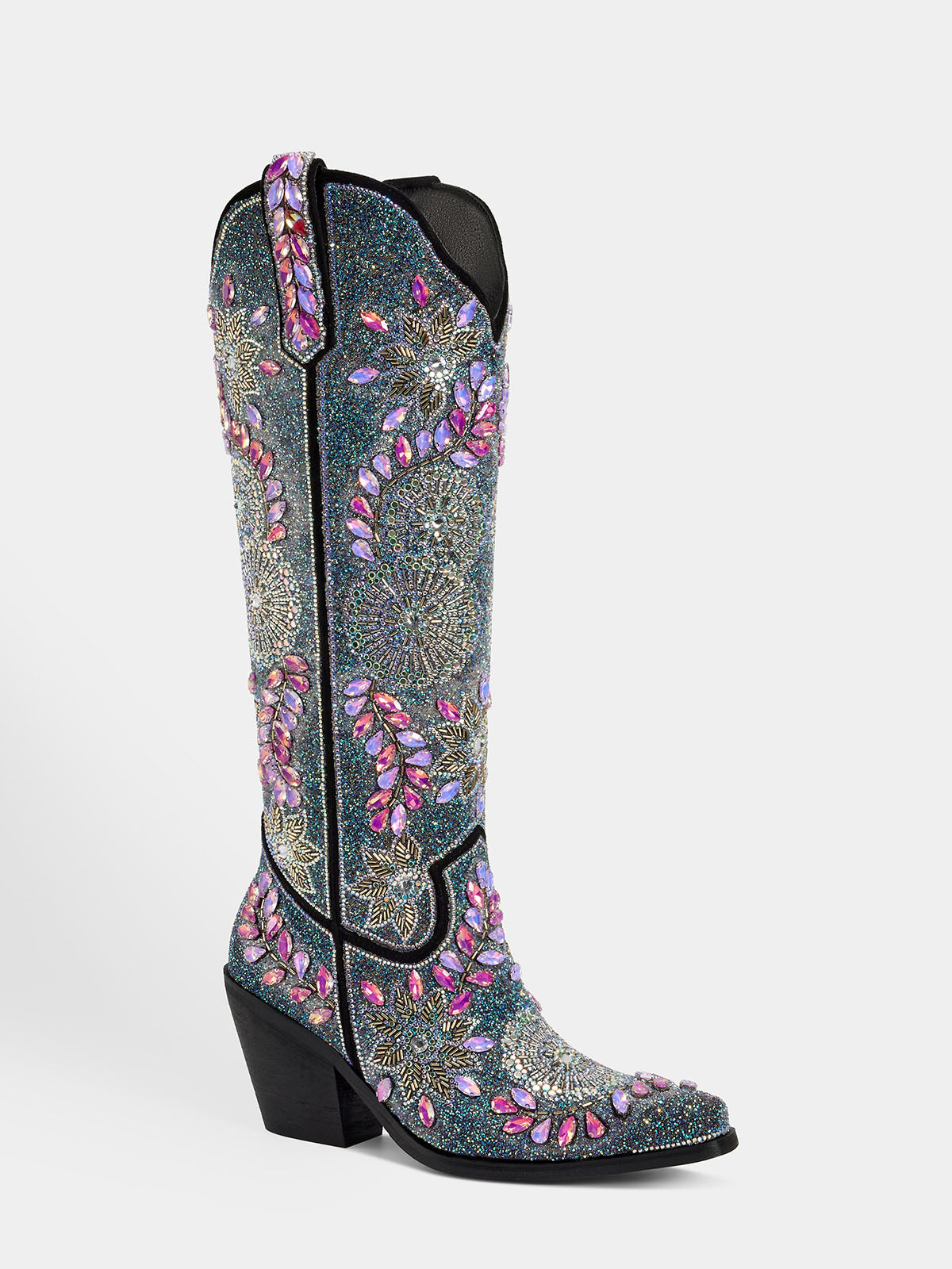 base_fabric_rhinestone_allover_floral_western_boots