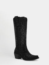 black_suede_full_rhinestone_mid_calf_western_cowgirl_boots
